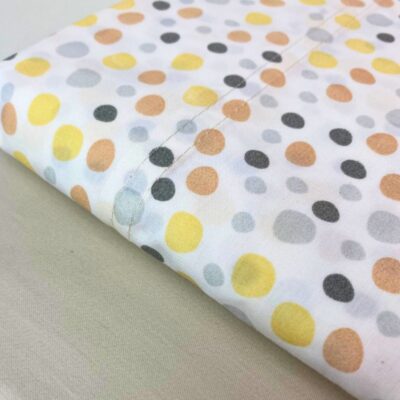 Jogo de cama 100% algodão (220×290 cm)