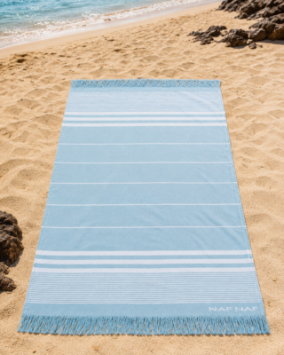 Pareo Soft NAF NAF Ref.ª Azul Franjas